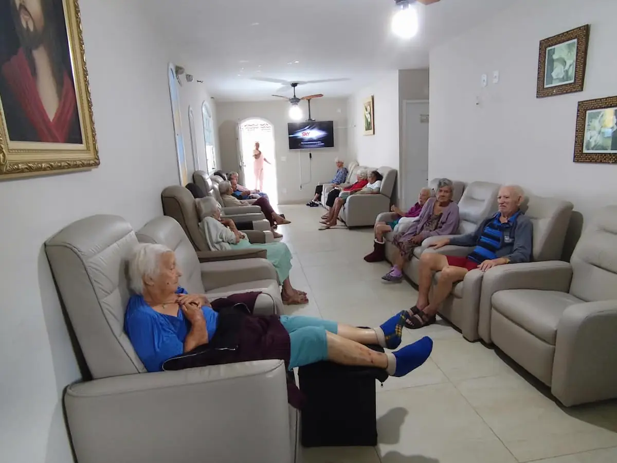Área de convivência da Casa dos Avós