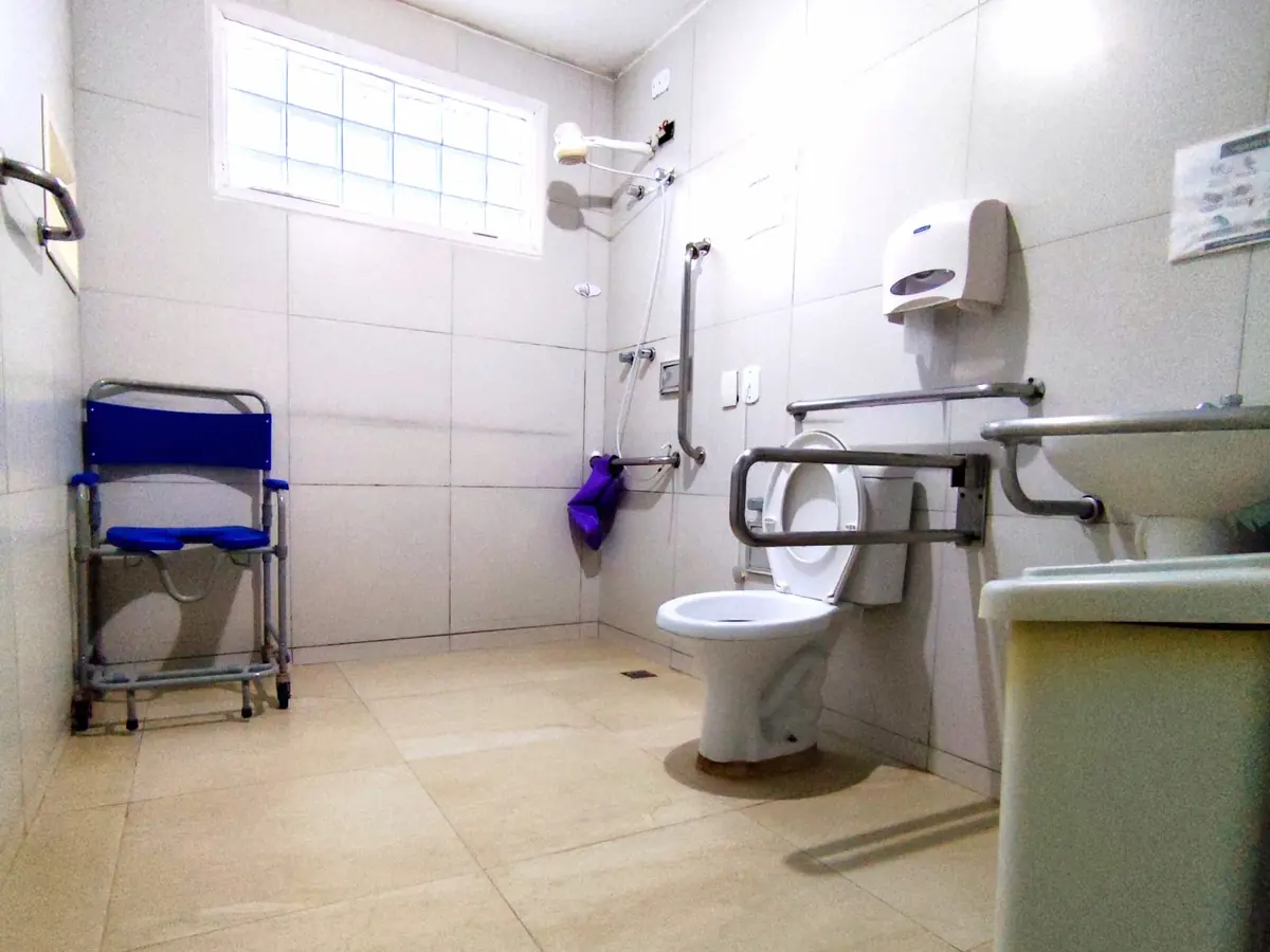 Espaços acessíveis da Casa dos Avós