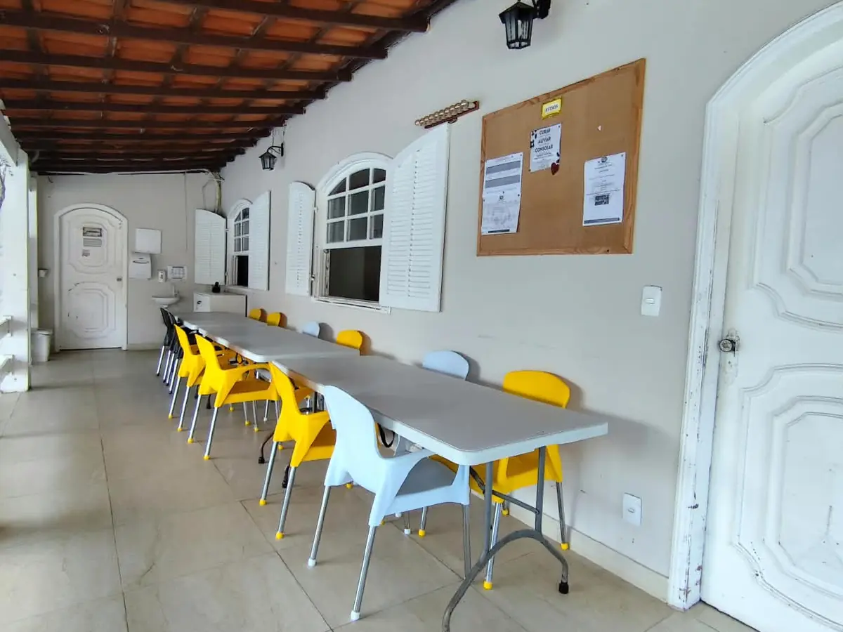 Área de refeições da Casa dos Avós